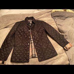 Burberry Brit Quilted Jacket Black - P - small
